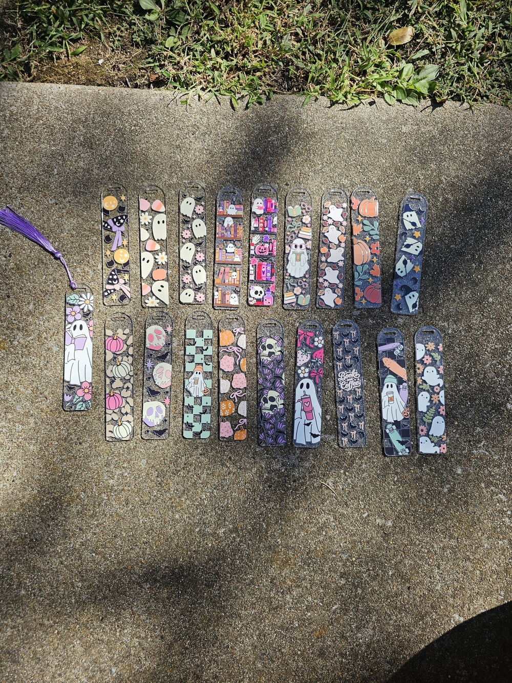 Skinny Halloween Bookmarks